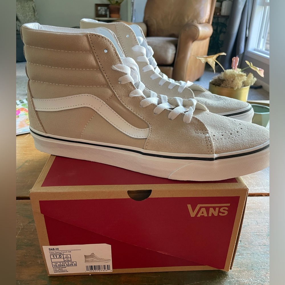 NWT Vans SK8-HI in French Oak